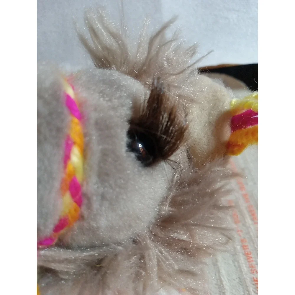 Douglas Toys Zephyr the Plush Llama-SuperSoft-Beautiful Realistic Eyelashes/Coat